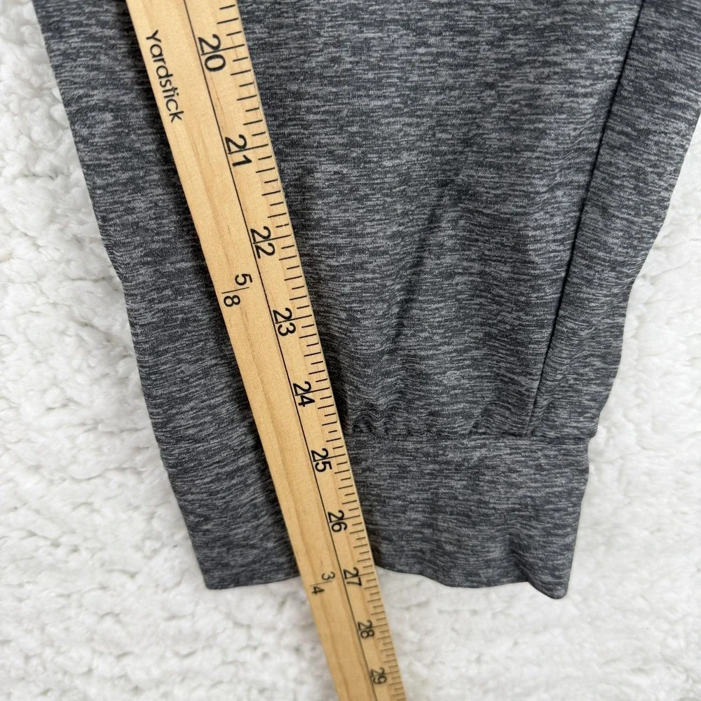 Uniqlo Jogger Pants Mens Large Gray Knit Elastic Waist Drawstring Pockets Lounge